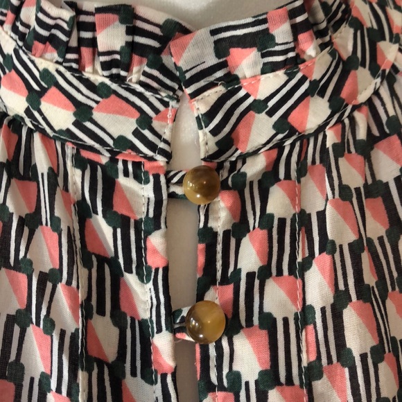 Maeve Sleeveless Button Up Blouse - XS - Picture 3 of 6